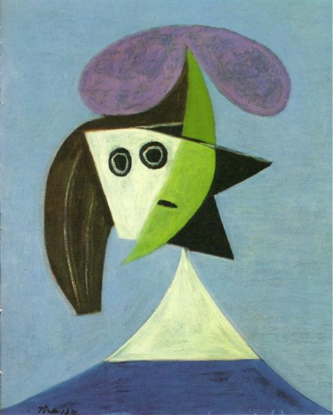 Pablo Picasso Classical Oil Paintings Woman With Hat Olga